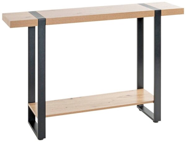HAKU Möbel Konsolentisch rechteckig Spanplatte bergen-eiche 120,0 x 30,0 x 82,0 cm, 1 St.