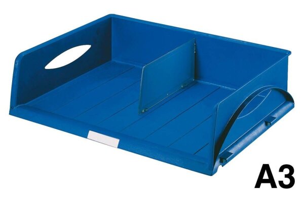 LEITZ Briefablage Sorty A3 quer Jumbo blau DIN A3 quer, 1 St.