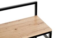 HAKU Möbel Konsolentisch rechteckig Spanplatte bergen-eiche 100,0 x 30,0 x 89,0 cm, 1 St.