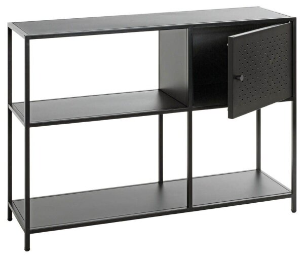 HAKU Möbel Bücherregal schwarz 100,0 x 30,0 x 75,0 cm, 1 St.