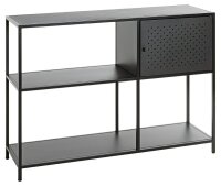 HAKU Möbel Bücherregal schwarz 100,0 x 30,0 x 75,0 cm, 1 St.