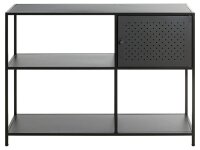 HAKU Möbel Bücherregal schwarz 100,0 x 30,0 x 75,0 cm, 1 St.