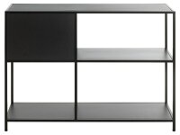 HAKU Möbel Bücherregal schwarz 100,0 x 30,0 x 75,0 cm, 1 St.