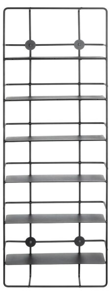HAKU Möbel Wandregal schwarz 37,0 x 14,0 x 103,0 cm, 1 St.