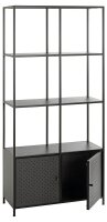 HAKU Möbel Bücherregal schwarz 80,0 x 37,0 x...