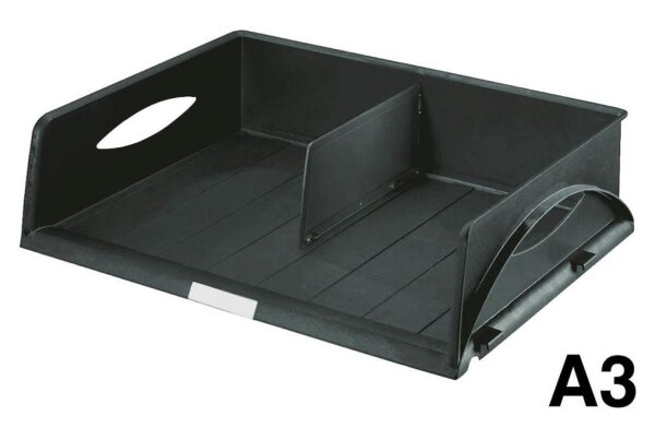 LEITZ Briefablage Sorty A3 quer Jumbo schwarz DIN A3 quer, 1 St.
