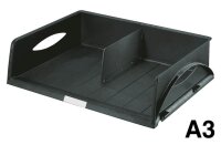 LEITZ Briefablage Sorty A3 quer Jumbo schwarz DIN A3...