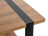 HAKU Möbel Beistelltisch quadratisch Spanplatte bologna-eiche 45,0 x 45,0 x 45,0 cm, 1 St.