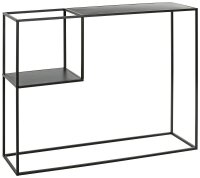 HAKU Möbel Konsolentisch rechteckig Metall schwarz...