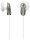 SONY MDR-E9LPH In-Ear-Kopfhörer grau, weiß