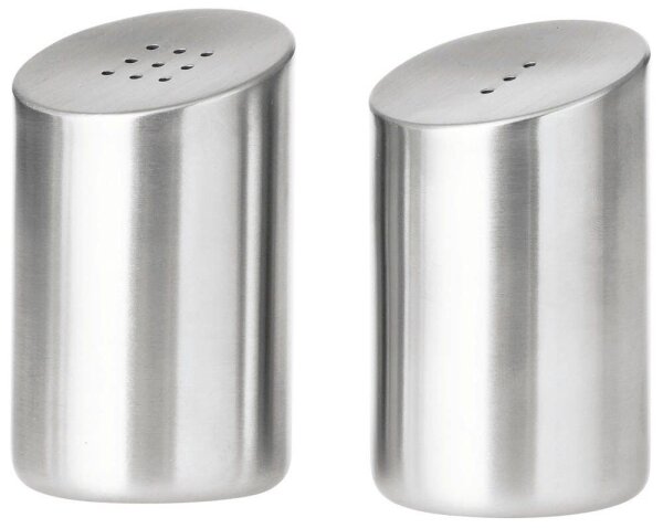 Esmeyer Salz- & Pfefferstreuer-Set Vista silber Höhe: 73,0 mm, 1 St.
