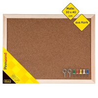 Idena Pinnwand 40,0 x 30,0 cm Kork braun  ( 568021 )