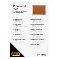 Idena Pinnwand 40,0 x 30,0 cm Kork braun  ( 568021 )