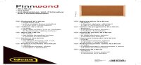 Idena Pinnwand 40,0 x 30,0 cm Kork braun  ( 568021 )