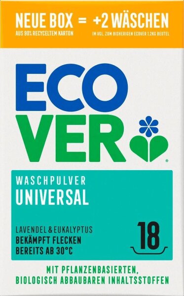 ECOVER UNIVERSAL Waschmittel Pulver, 1,35 kg  ( 5807169006 )