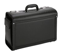 Alassio Pilotenkoffer GENOVA Lederimitat schwarz 46,0 x...