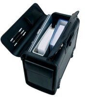 Alassio Pilotenkoffer SILVANA Lederimitat schwarz 48,0 x...