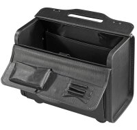 Alassio Pilotenkoffer SILVANA Lederimitat schwarz 48,0 x 23,0 x 39,5 cm