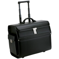 Alassio Pilotenkoffer MONDO Lederimitat schwarz 46,0 x 22,0 x 38,0 cm
