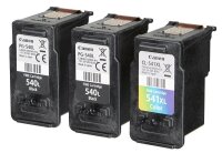 Canon PG-540Lx2/CL-541XL schwarz, color Druckköpfe, 3er-Set
