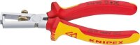 KNIPEX Abisolierzange VDE 11 06 160, Länge: 16,0 cm,...