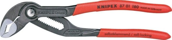 KNIPEX Wasserpumpenzange Cobra® 87 01 180, Länge: 18,0 cm, 1 St.