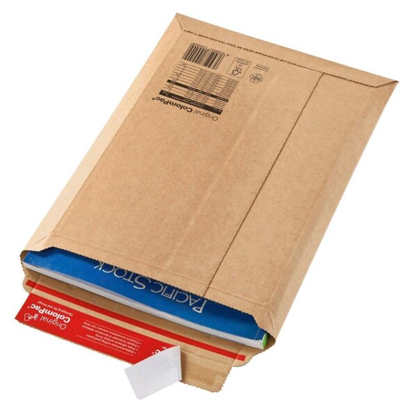ColomPac® Kartonversandtaschen braun für DIN A4+, 20 St.