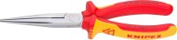 KNIPEX Flachrundzange VDE 26 16 200, Länge: 20,0 cm,...