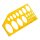 ARISTO Zeichenschablone ISOMETRIC orange