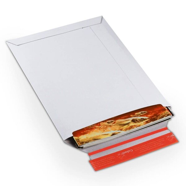 ColomPac® Kartonversandtaschen weiß für DIN B4, 20 St.
