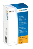 HERMA Frankieretiketten 4328 weiß 130,0 x 40,0 mm,...