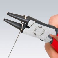 KNIPEX Rundzange VDE 22 06 160, Länge: 16,0 cm, 1 St.