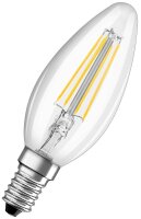 OSRAM LED-Lampen Base CLASSIC B40 Multipack E14 4 W klar, 2 St.