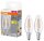 OSRAM LED-Lampen Base CLASSIC B40 Multipack E14 4 W klar, 2 St.