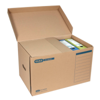 ELBA Archivcontainer tric system braun 54,5 x 36,0 x 32,0 cm, 10 St.