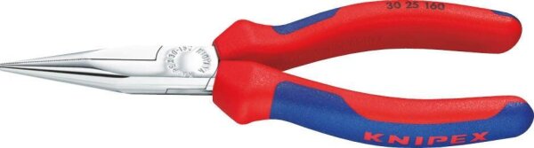KNIPEX Flachrundzange Langbeck 30 25 160, Länge: 16,0 cm, 1 St.
