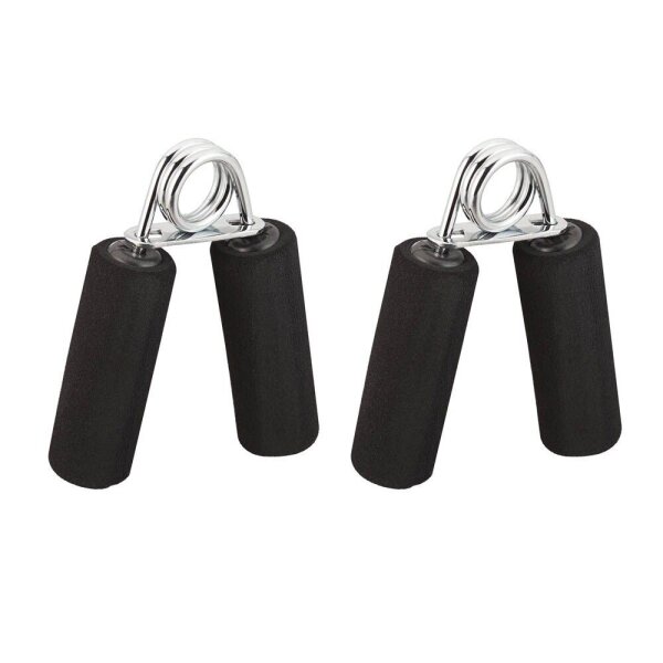 relaxdays Fingertrainer schwarz, silber