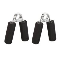 relaxdays Fingertrainer schwarz, silber
