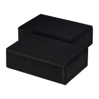 relaxdays Yogablock schwarz