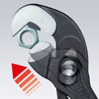KNIPEX Schraubzange 87 41 250, Länge: 25,0 cm, 1 St.