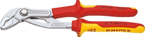 KNIPEX Wasserpumpenzange Cobra® VDE 87 26 250, Länge: 25,0 cm, 1 St.
