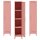 AKTION: BISLEY Stahlschränke Fern Locker FERLOC620P3 pastelpink 3 Fachböden 38,0 x 51,0 x 180,0 cm, aufgebaut, 3 St.