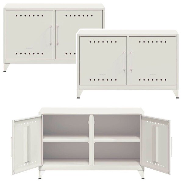 AKTION: BISLEY Sideboards Fern Cabby, FERCAB696P3 verkehrsweiß 114,0 x 40,0 x 72,5 cm, 3 St.