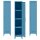 AKTION: BISLEY Stahlschränke Fern Locker FERLOC605P3 blau 3 Fachböden 38,0 x 51,0 x 180,0 cm, aufgebaut, 3 St.