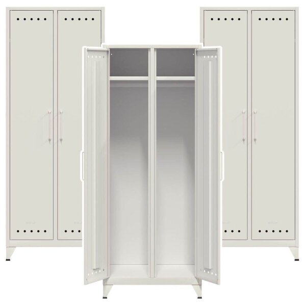 AKTION: BISLEY Stahlschränke Fern Maxi FERMAX696P3 verkehrsweiß 1 Fachboden 70,0 x 51,0 x 180,0 cm, aufgebaut, 3 St.