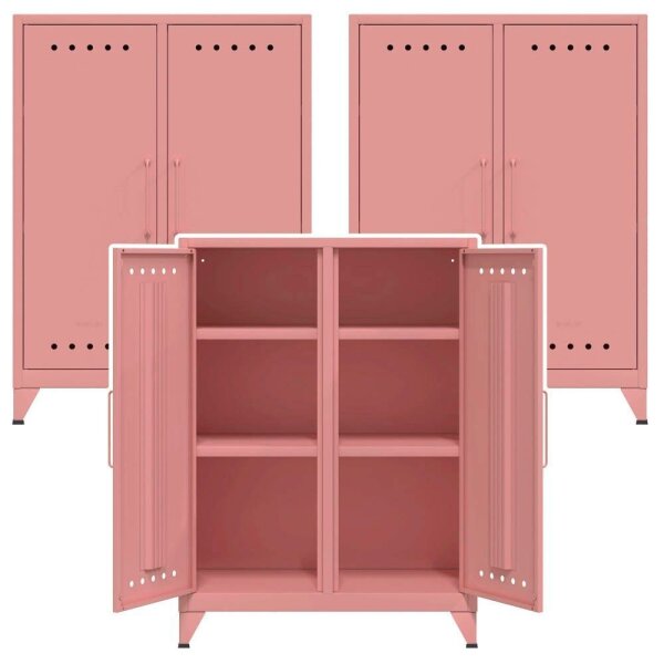 AKTION: BISLEY Sideboards Fern Middle, FERMID620P3 pastelpink 80,0 x 40,0 x 110,0 cm, 3 St.