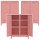 AKTION: BISLEY Sideboards Fern Middle, FERMID620P3 pastelpink 80,0 x 40,0 x 110,0 cm, 3 St.