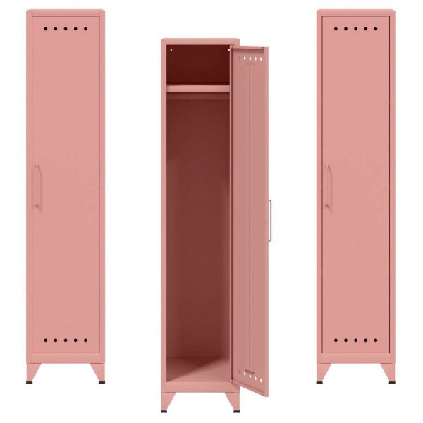 AKTION: BISLEY Stahlschränke Fern Locker FERLOC3S620P3 pastelpink 1 Fachboden 38,0 x 51,0 x 180,0 cm, aufgebaut, 3 St.