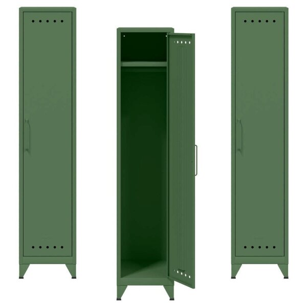 AKTION: BISLEY Stahlschränke Fern Locker FERLOC3S623P3 olivgrün 1 Fachboden 38,0 x 51,0 x 180,0 cm, aufgebaut, 3 St.