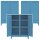 AKTION: BISLEY Sideboards Fern Middle, FERMID605P3 blau 80,0 x 40,0 x 110,0 cm, 3 St.